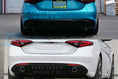 Load image into Gallery viewer, CARBON FIBER REAR DIFFUSER "QV STYLE" (ALFA ROMEO GIULIA 2.0L SPORT)
